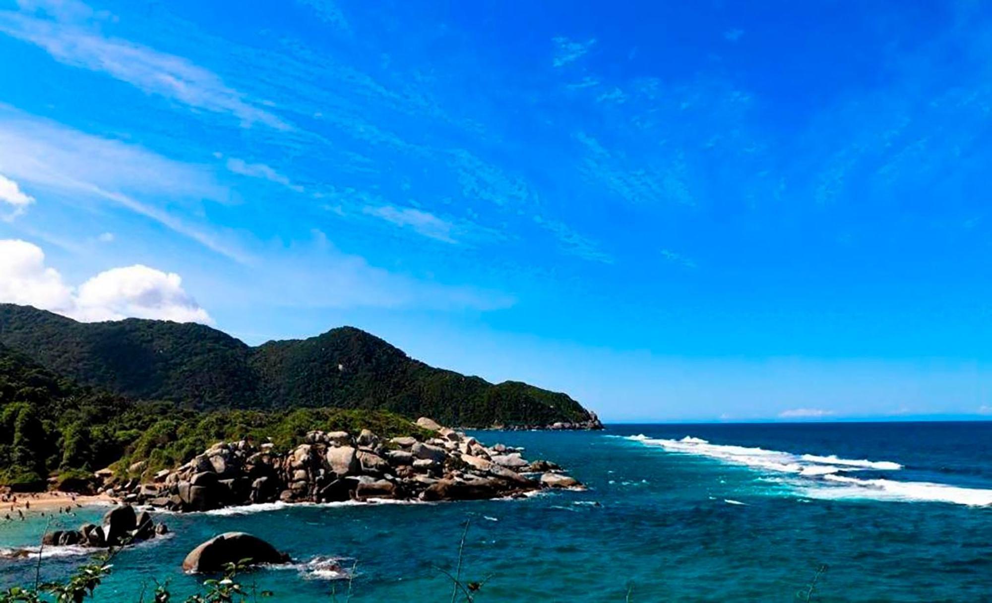 Hostal Mirador Dentro Del Parque Tayrona El Zaino Exteriör bild