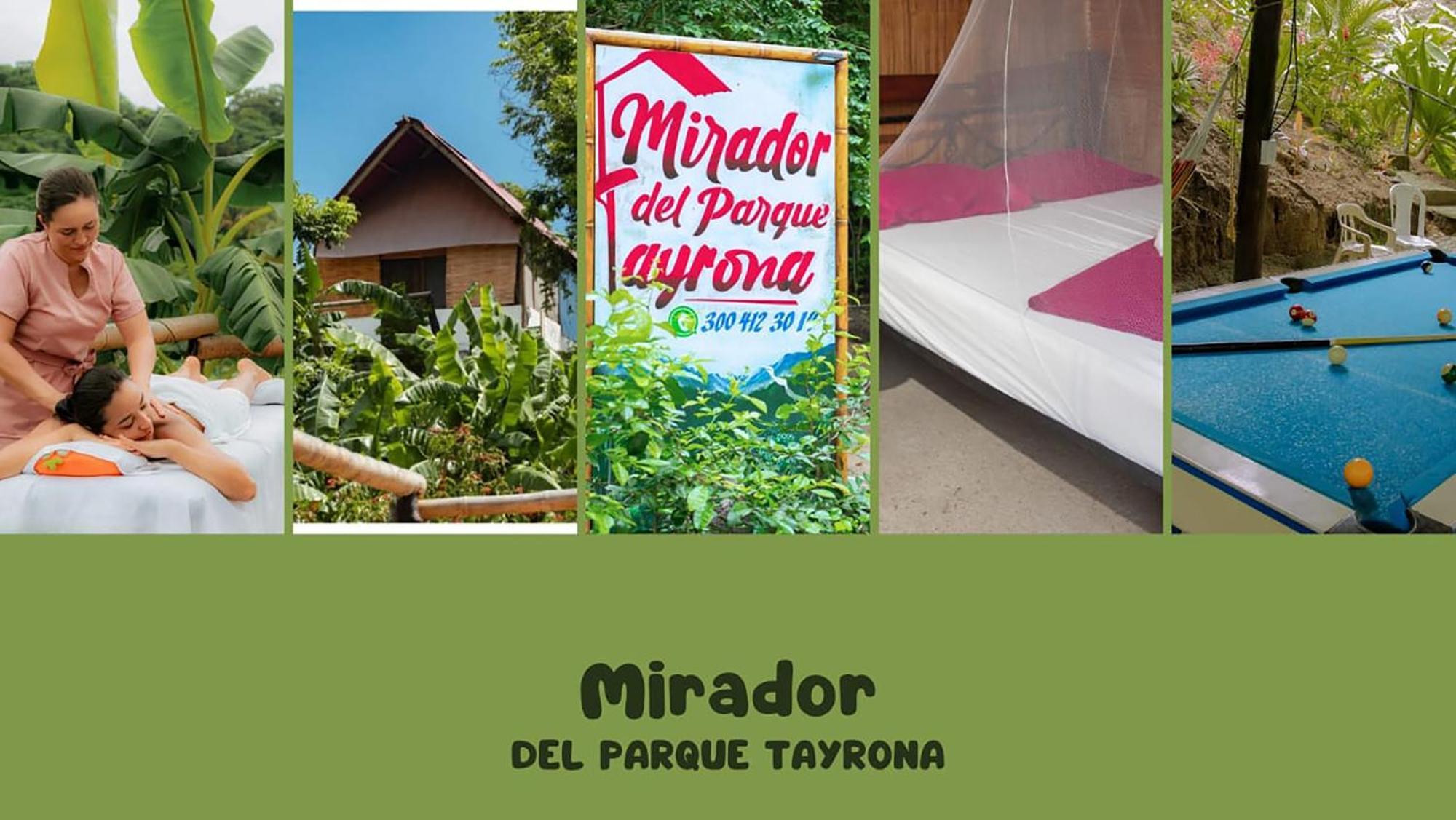 Hostal Mirador Dentro Del Parque Tayrona El Zaino Exteriör bild
